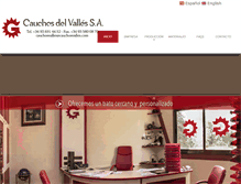 Tablet Screenshot of cauchosdelvalles.com